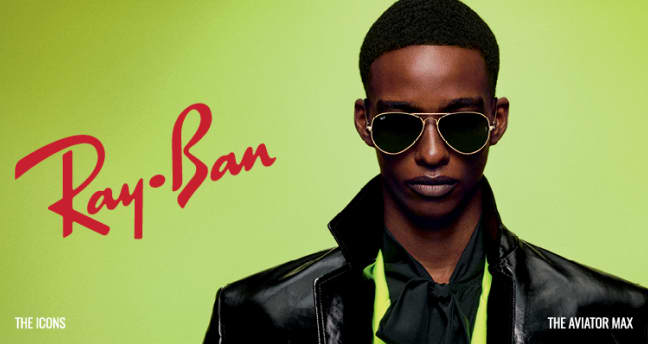 ARICE…＊Ray-Ban Ray-Ban RB2027 - Predator 2 Wrap Sunglasses | FramesDirect.com