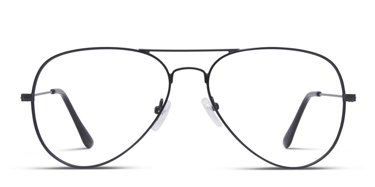 Muse X Hilary Duff Joan Black glasses - Black - Frontal View