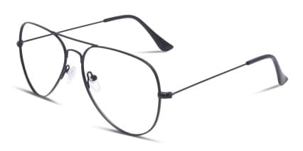 Muse X Hilary Duff Joan Black glasses - Black - Angle View