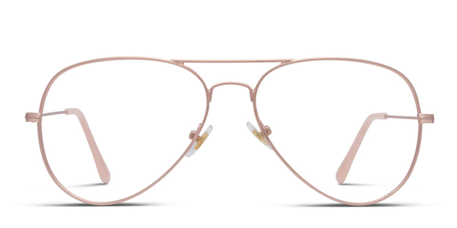 Muse On the Double Pink/Rose Gold Eyeglasses | Includes FREE