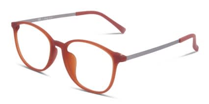 Muse X Hilary Duff Sara Orange glasses - Orange - Angle View