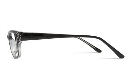 Celia Black glasses - Shiny Black - Side View