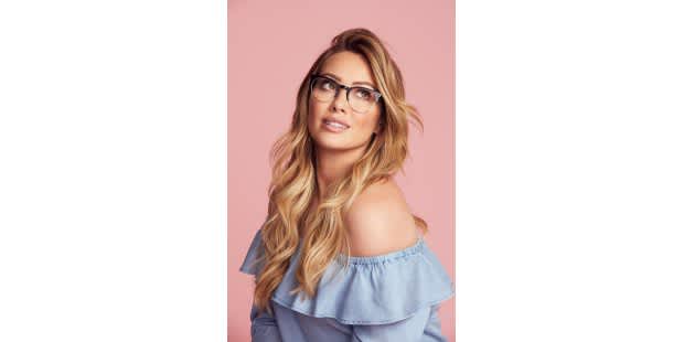 Muse X Hilary Duff Henrietta Black Eyeglasses | Includes FREE Rx