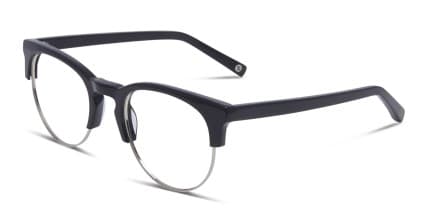 Muse X Hilary Duff Henrietta Black glasses - Shiny Black - Angle View