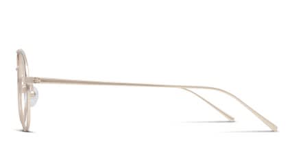 Muse X Hilary Duff Lizzie Black, Gold glasses - Black / Gold - Side View