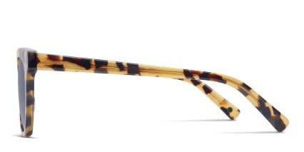 Muse X Hilary Duff Stevie Tortoise, Yellow glasses - Tortoise / Yellow - Side View