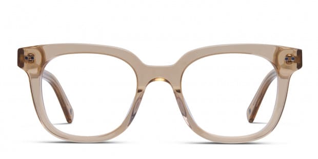 Muse X Hilary Duff Clara Beige Clear Eyeglasses Includes FREE Rx Lenses