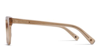Muse X Hilary Duff Clara Beige, Clear glasses - Beige / Clear - Side View