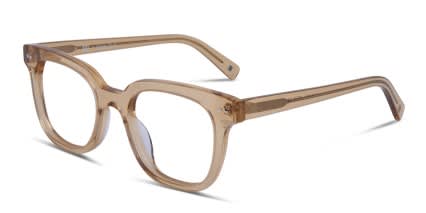 Muse X Hilary Duff Clara Beige, Clear glasses - Beige / Clear - Angle View