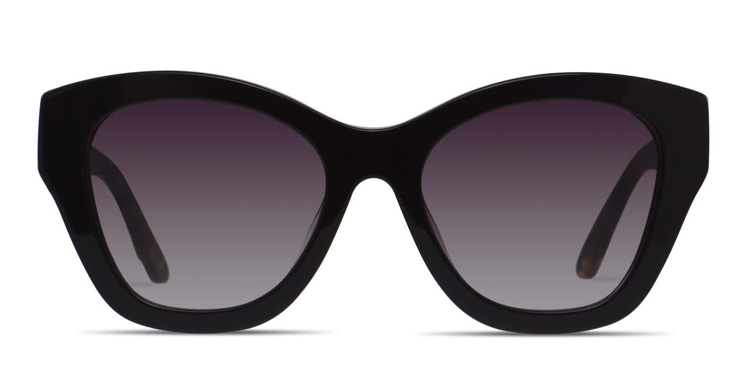 Amelia E. Madisonville Shiny Black glasses - Shiny Black - Frontal View