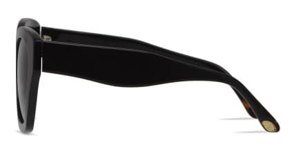 Amelia E. Madisonville Shiny Black glasses - Shiny Black - Side View