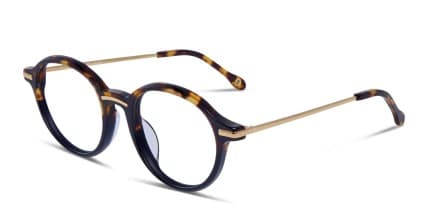 Muse X Hilary Duff Abby Tortoise, Black glasses - Tortoise / Black - Angle View
