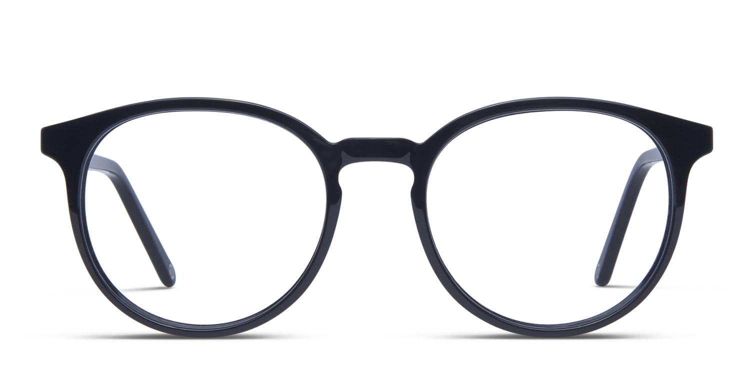 Muse X Hilary Duff Eva Shiny Black glasses - Shiny Black - Frontal View