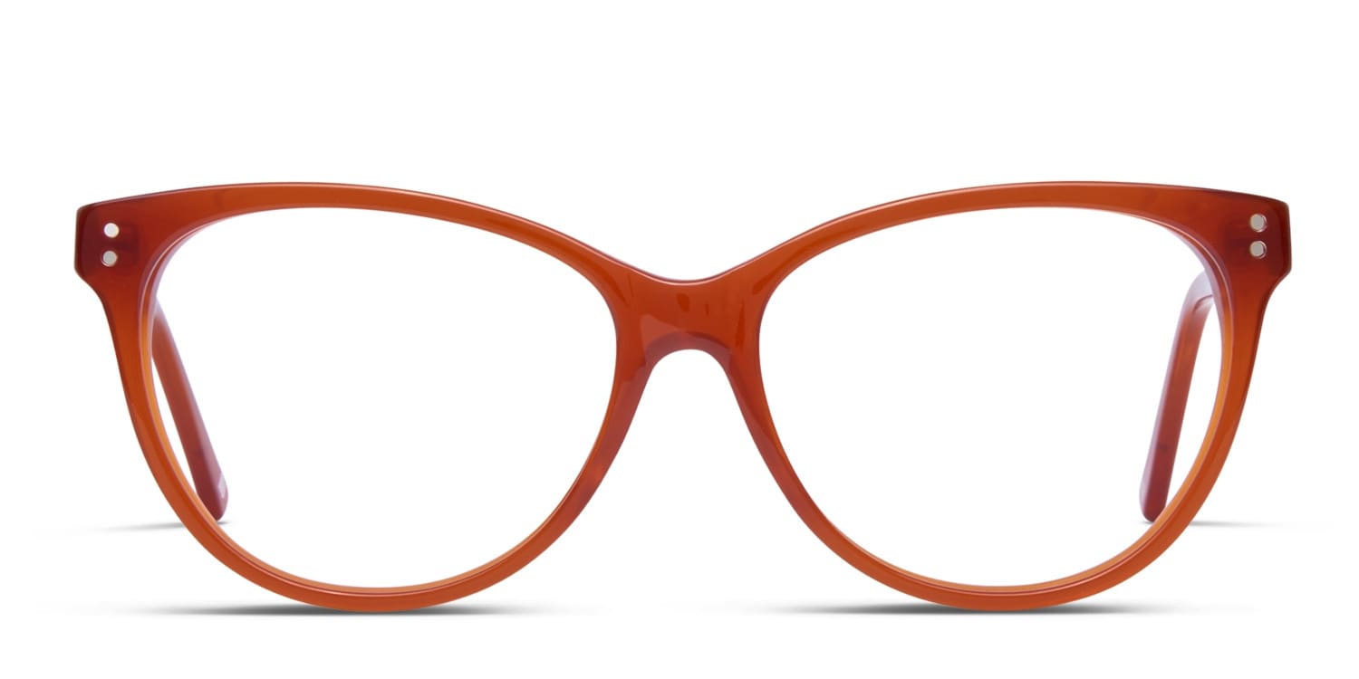 Muse X Hilary Duff Betty Orange glasses - Orange - Frontal View
