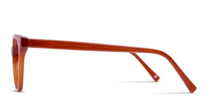 Muse X Hilary Duff Betty Orange glasses - Orange - Side View