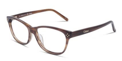 Chloe CE2633 Brown glasses - Brown - Angle View