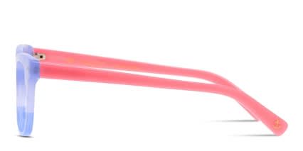 Muse X Hilary Duff Clara Blue w/Pink glasses - Blue / Pink - Side View