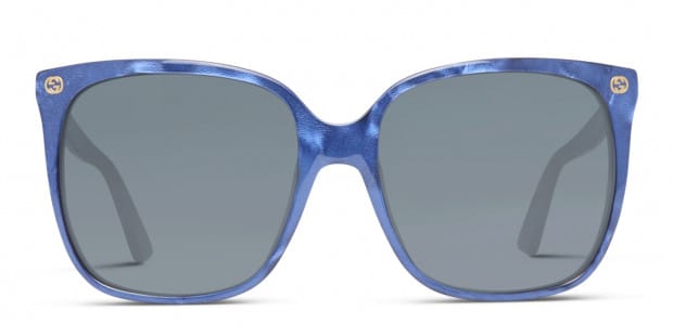 Gucci GG0022S Blue Prescription Sunglasses