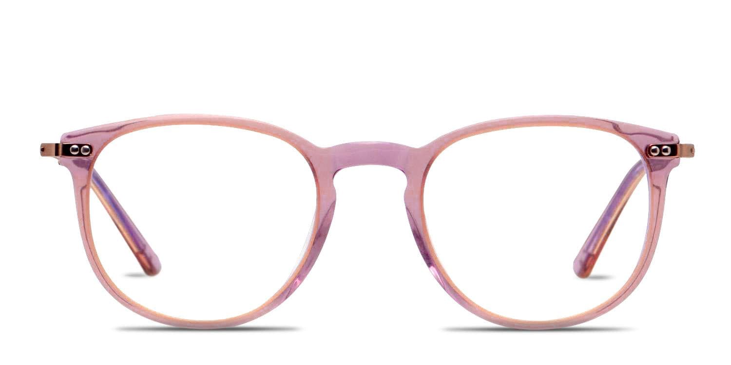Muse X Hilary Duff Colette Pink/Clear/Gold Eyeglasses | Includes