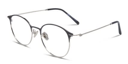 Ottoto Mexicali Black, Silver glasses - Black / Silver - Angle View