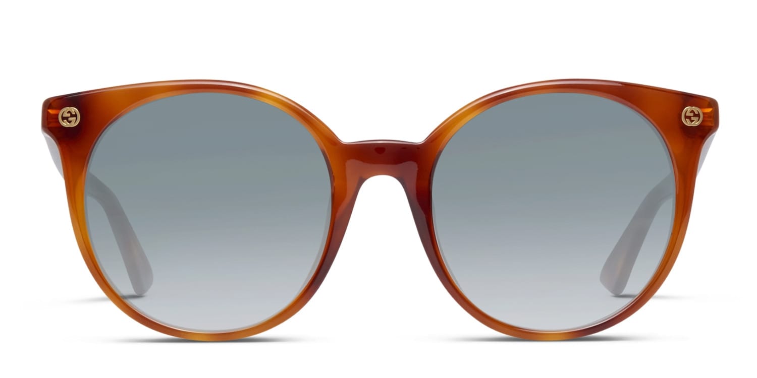 Gucci GG0091S Brown Prescription Sunglasses
