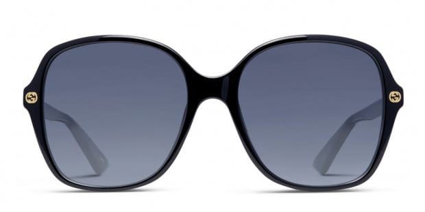 Gucci GG0092S Shiny Black Prescription Sunglasses