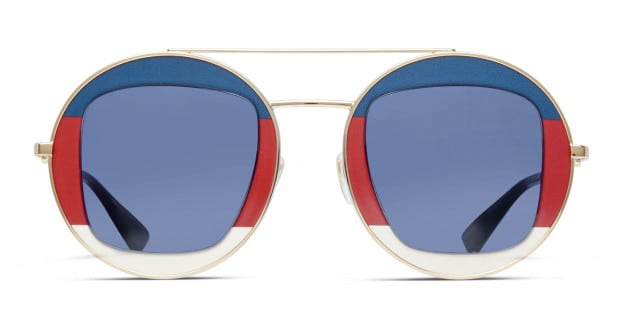 Gucci sunglasses red white blue best sale