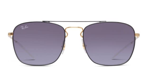 Ray-Ban 3588 Black w/Gold Prescription Sunglasses