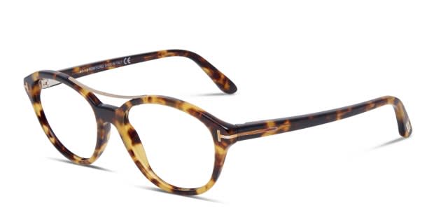 Tom Ford TF5412 Tortoise Eyeglasses | Includes FREE Rx Lenses