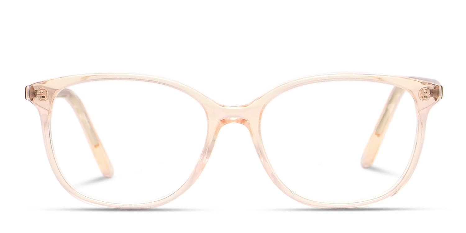Muse Elite Clear Beige glasses - Clear / Beige - Frontal View