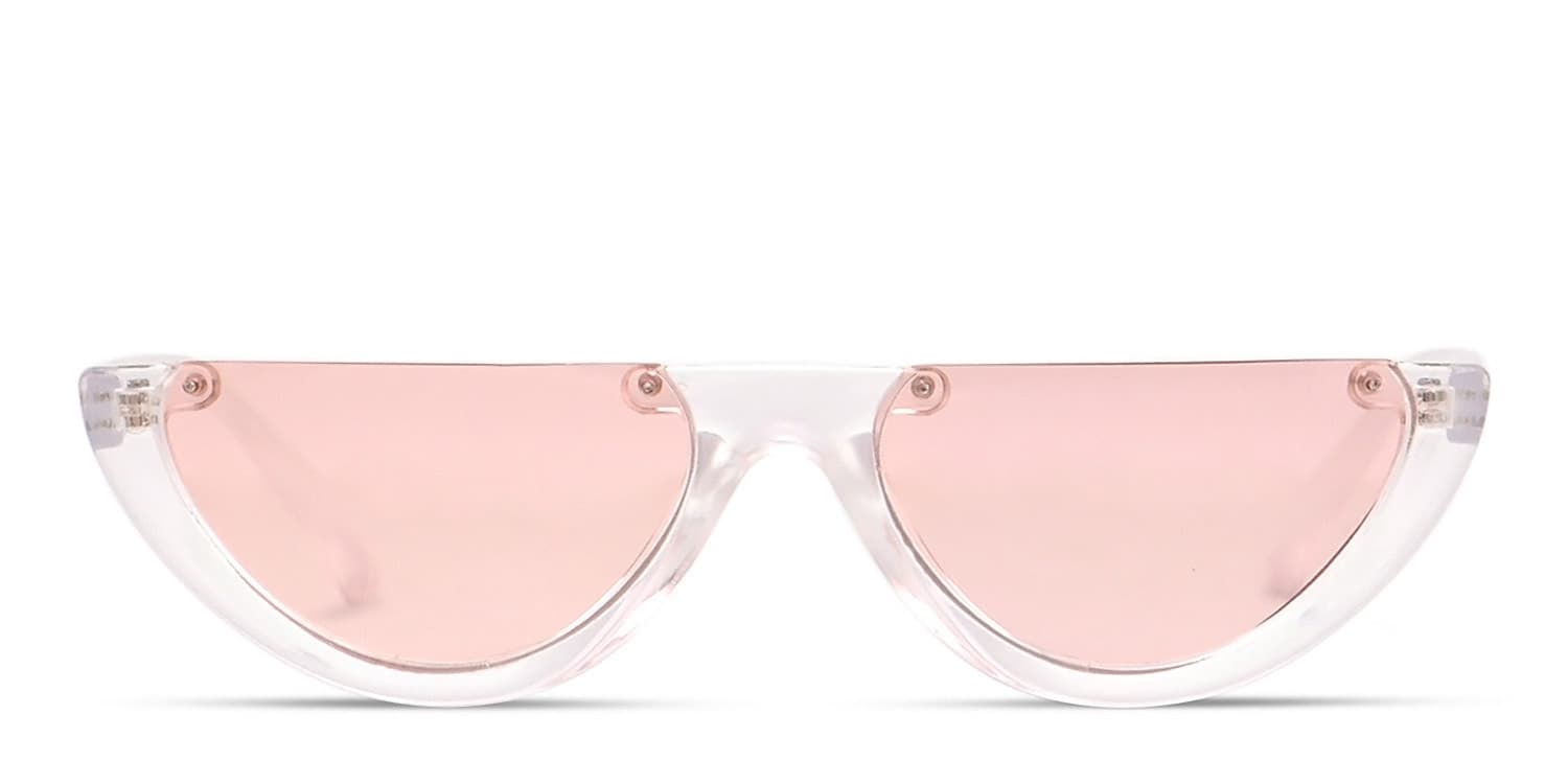Muse Half Moon Clear glasses - Clear - Frontal View
