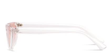 Muse Half Moon Clear glasses - Clear - Side View
