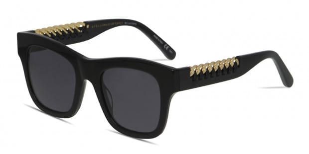Stella McCartney SC0011S Shiny Black Prescription Sunglasses