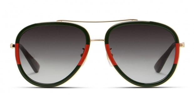 Gucci red green aviators sales
