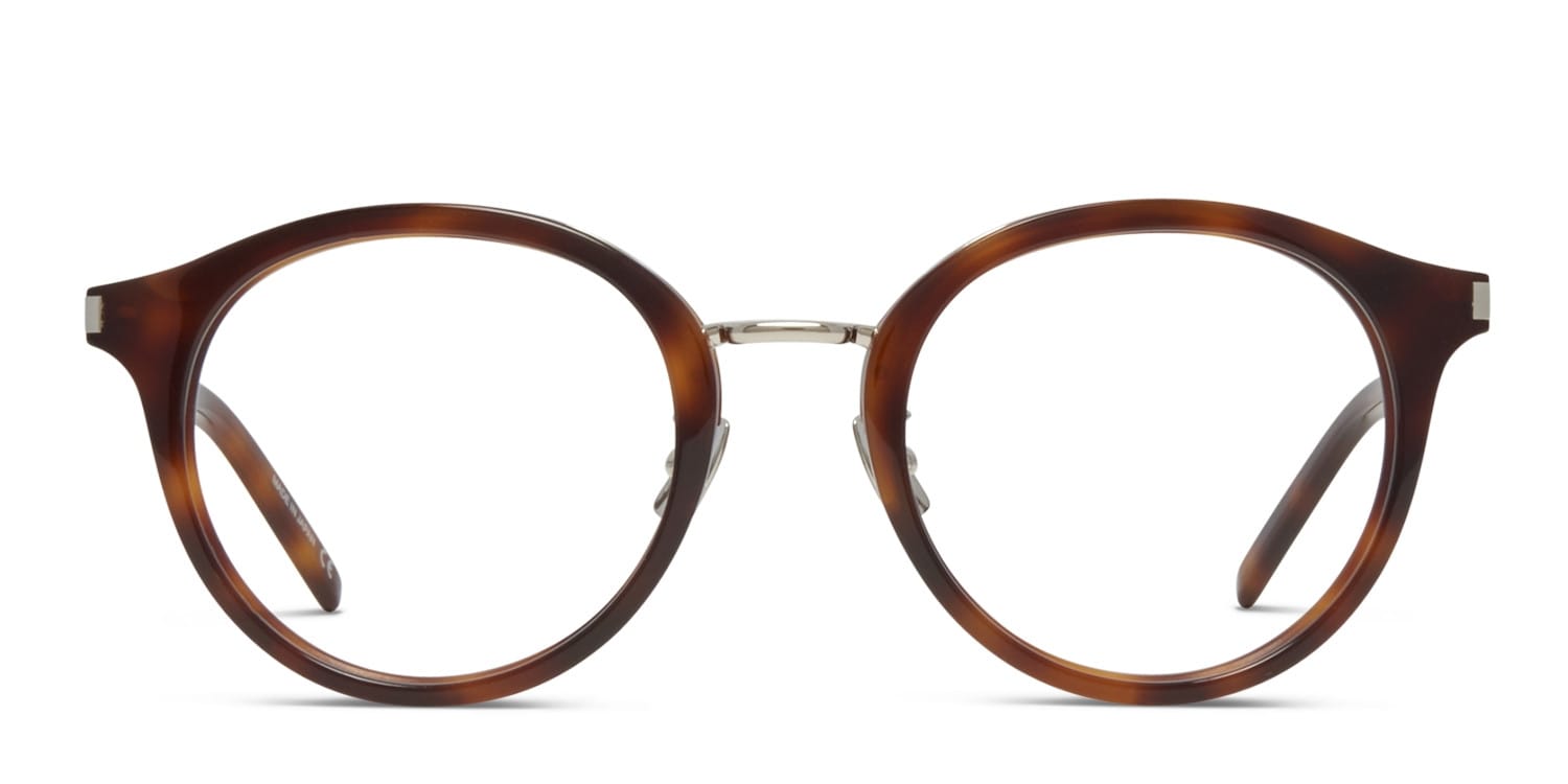 Saint Laurent SL 91 Tortoise w/Silver Prescription Eyeglasses