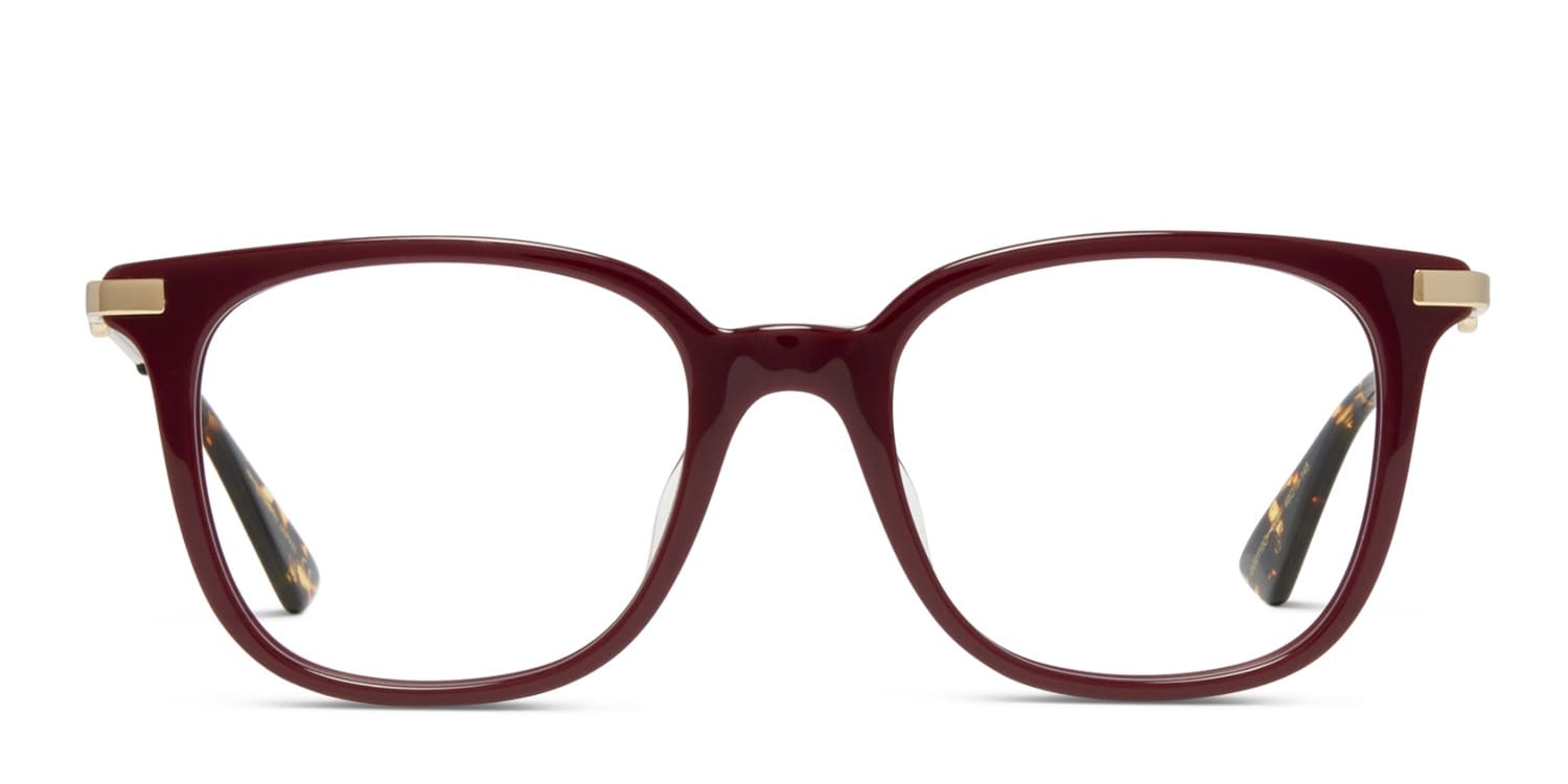 Gucci GG0110O Red w/Gold glasses - Red / Gold - Frontal View