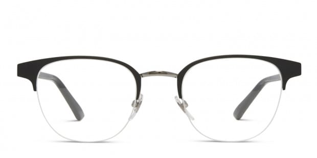 Gucci GG0020O Black w Gunmetal Prescription Eyeglasses