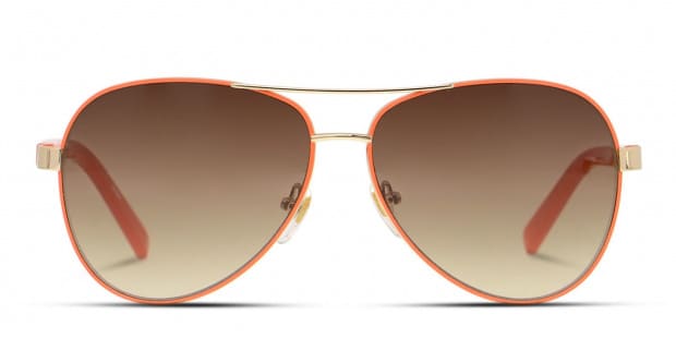 NEW Diane von Furstenberg Sunglasses Light Brown Translucent