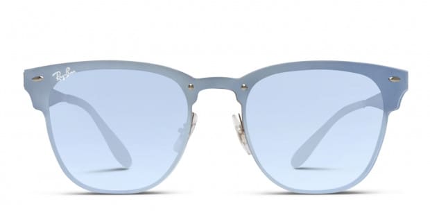 Ray Ban 3576N Blaze Clubmaster Silver w Bronze Sunglasses
