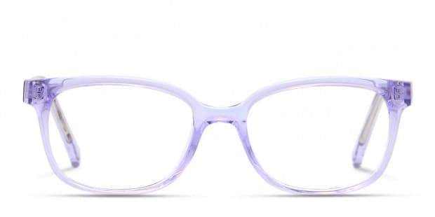 Purple clear lens glasses sales