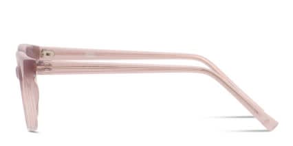 Sam Clear Pink glasses - Pink - Side View