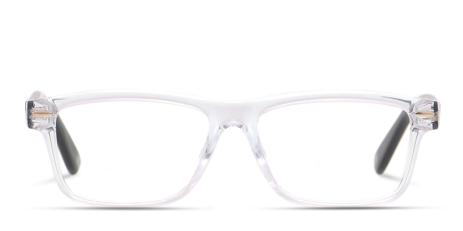 Muse Academy Clear, Black glasses - Clear / Black - Frontal View