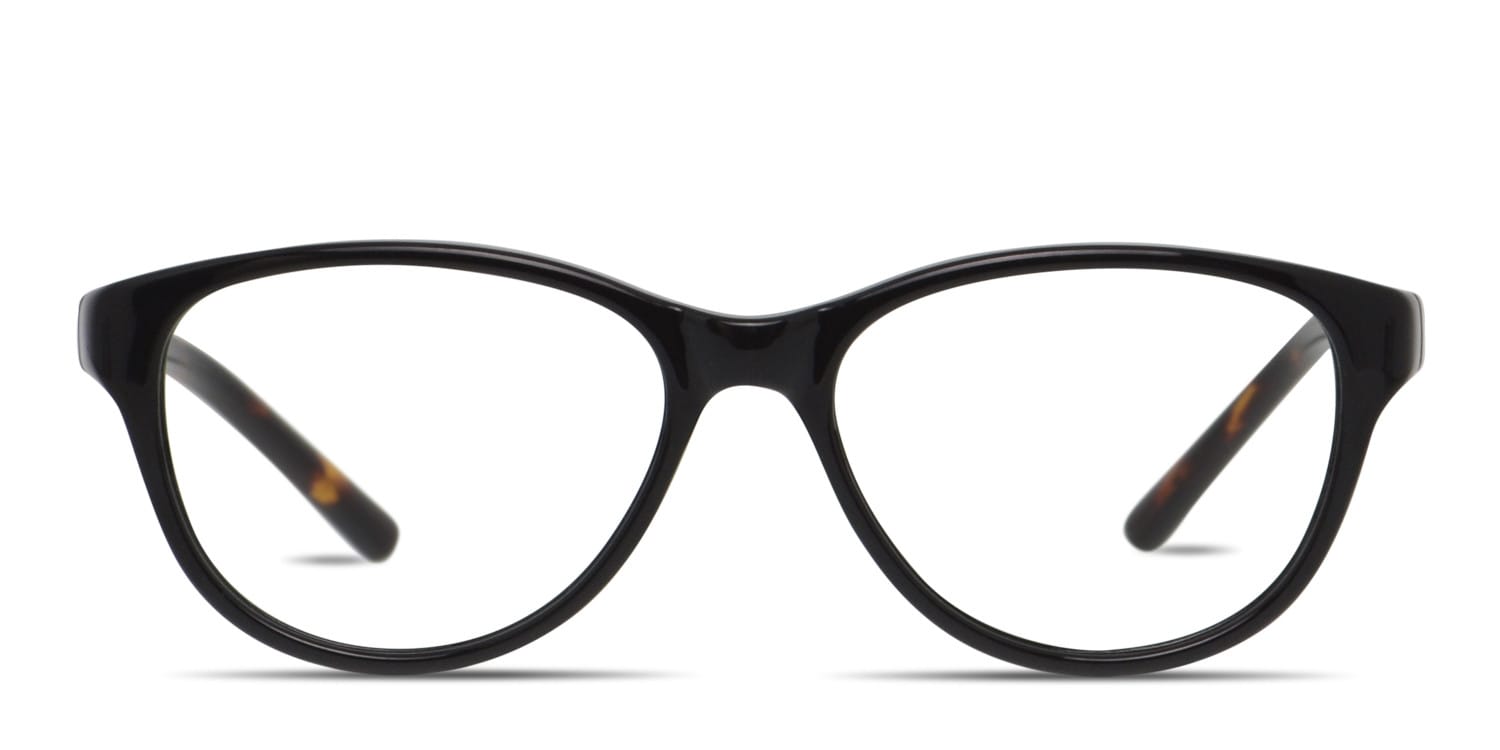 Amelia E. Chelsey Black w/Tortoise glasses - Black / Tortoise - Frontal View