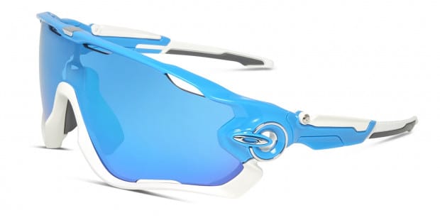 Oakley Jawbreaker Blue w White Non Rx able