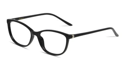 Amelia E. Sloe Shiny Black glasses - Shiny Black - Angle View