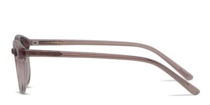 Amelia E. Addis Clear Brown glasses - Brown - Side View