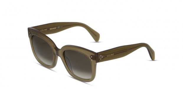 最新最全の Celine CL41805/S Sunglasses Prescription Olive Clear 小物