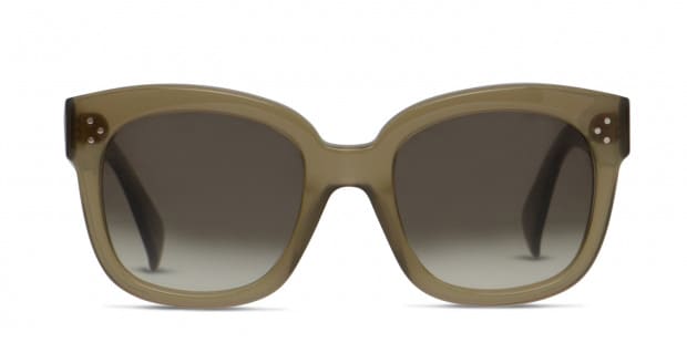 お歳暮ならオンライン Celine CL41805/S Clear Olive Prescription Sunglasses 小物