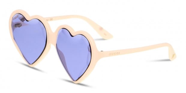 Gucci GG0360S Beige w Blue Sunglasses