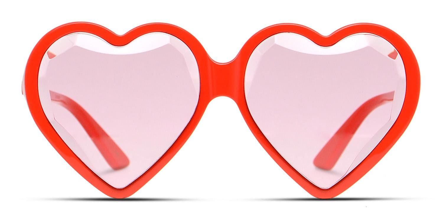 小物 GUCCI archive sunglasses Heart gradation Gucci GG0360S Red Sunglasses